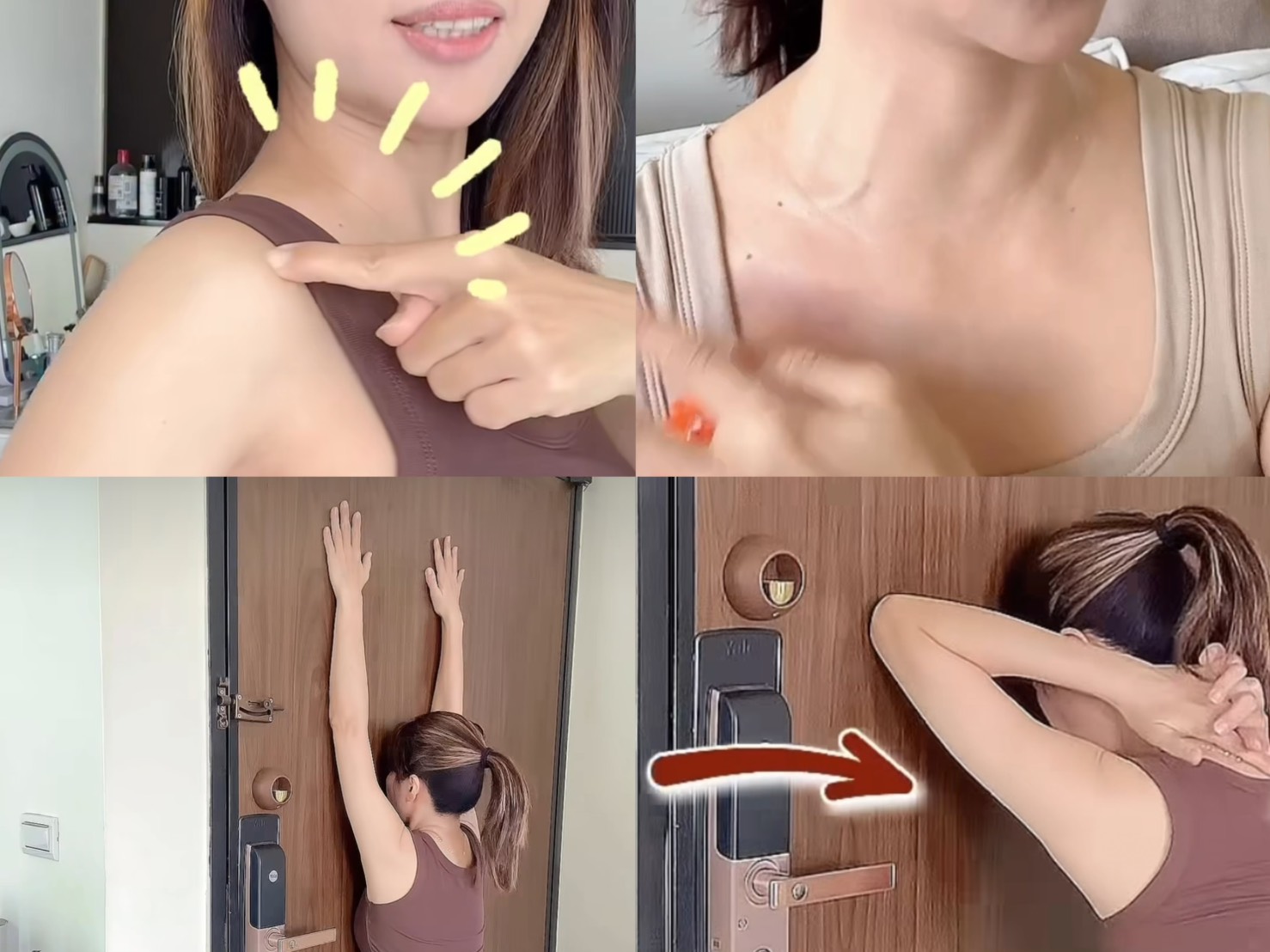 居家隨手做！拉筋開肩，改善圓肩駝背、肩頸卡卡